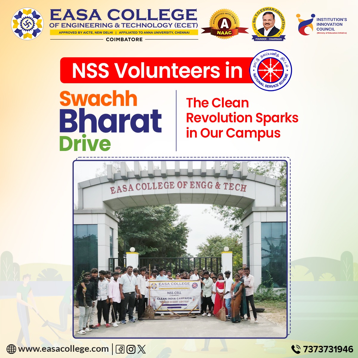 Swachh Bharat Drive with Our College Nss Unit