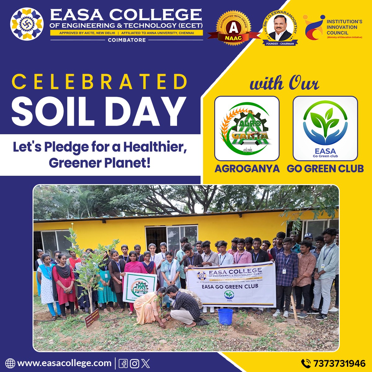 Soil Day Celebration with Agroganya and Go Green Club