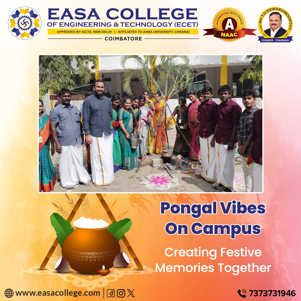 Vibrant Pongal Vibes on Campus
